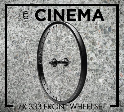 [Spun Shop] Cinema ZX 333 BMX Front Wheelset 內鎖式前輪組