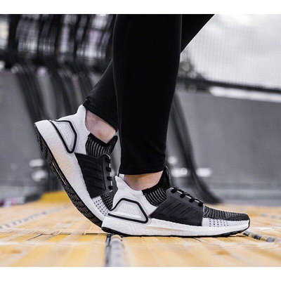 ADIDAS Ultra Boost 19 B37704 BLACK 黑白 熊貓 男女鞋 編織鞋 慢跑鞋