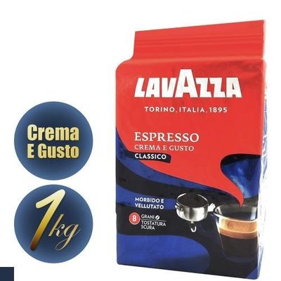 【LAVAZZA】 Crema e Gusto 經典奶香咖啡豆 義大利咖啡豆1000g