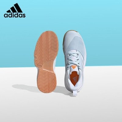 100％原廠特價 adidas愛迪達新款羽毛球鞋女專業運動比賽訓練耐磨FU8398