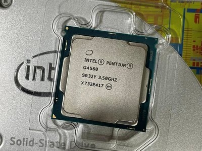 Intel Pentium G4560 3.5G 3M 2C4T 1151 14nm Kaby Lake 正式版 CPU
