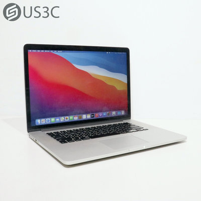 【US3C-青海店】【一元起標】2014年中 Apple MacBook Pro Retina 15吋 i7 2.2G 16G 256G SSD 銀色 二手筆電
