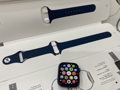 §上進心集團§保固2024/7 Apple Watch7 S7 watch 45mm 第七代 LTE 鋁金屬 藍34