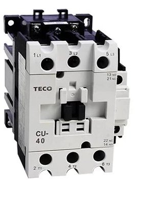 ㊣~中盤小六~㊣全新TECO交流電磁接觸器CU-40R 220V 50/60HZ 3A1a1b
