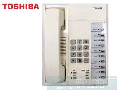 【6小時出貨】TOSHIBA 日本東芝總機電話 DKT3201C 類比式話機 | 福利品出清 | 保固3個月 | 日本製