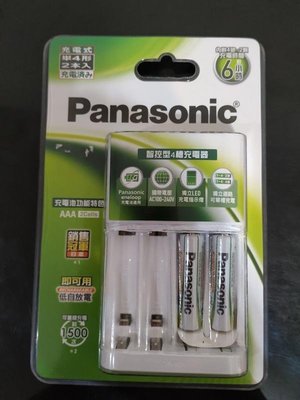 【新魅力3C】全新恆隆行公司貨 Panasonic 國際牌充電組~ 內含3號/4號 低自放2入+ BQ-CC17 充電器