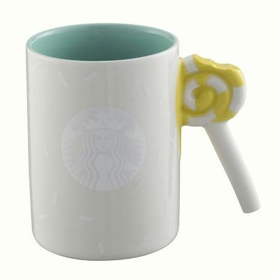 星巴克 GREEN 夏日糖果把手杯 Starbucks  6/7上市 綠色棒棒糖