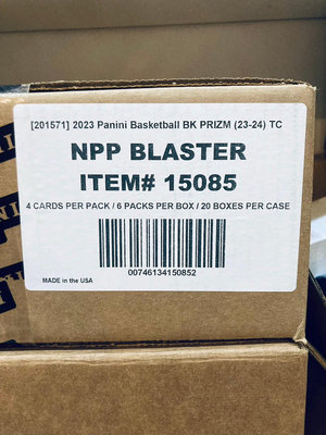 完整箱 (台中J G&amp;S卡店) 2023-24 Panini Prizm NBA Blaster Box 手雷盒 拚斑馬亮
