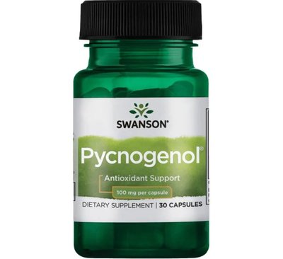 【天然小舖】Swanson 碧蘿芷 Pycnogenol 100mg (法國濱海松樹皮菁華萃取) 30顆