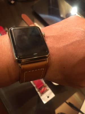 會不會太帥?? 全台唯一!! apple watch 沛納海 款 42mm 手工奧地利進口錶帶 爆厚0.4mm