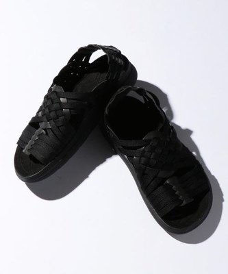 [ AD lib 代購 ] malibu 墨西哥 透氣的編織織帶技術以及輕量耐磨鞋 民族風涼鞋 黑色
