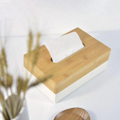 日系風 桌面竹製抽紙巾盒 收納盒 家用客廳 簡約餐巾紙收納盒【滿299元出貨】