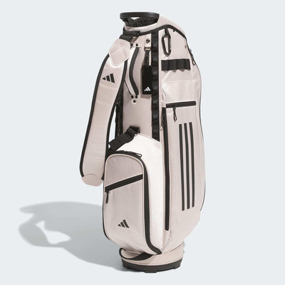[小鷹小舖] Adidas Golf IM8545 高爾夫球桿袋 頂部握把設計 底部穩定 可直立 輕量便攜 多功能口袋 可拆卸肩背帶 淡粉色 '24 NEW