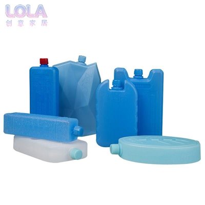 空調扇冰晶盒冷風機冰晶制冷藍冰盒冰板反復使用冰袋快遞冷凍專用-LOLA創意家居