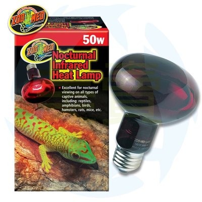 美賣 ZOO MED RS-50 夜間 紅外線熱燈泡 50W、爬蟲、保暖  陸龜 水龜 蜥蜴、加溫、夜燈、加熱、保溫