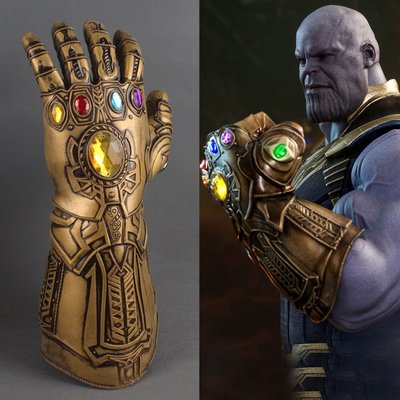 【牛牛柑仔店】1:1真實比例 寶石發光版 薩諾斯 發光手套 復仇者 Thanos 無限戰爭 無限手套 寶石手套