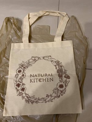 全新Natural Kitchen logo花圈環保購物袋一個
