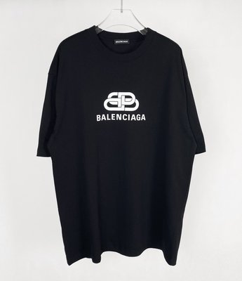 最終値下げBALENCIAGA Logo cotton sweat sihirt-