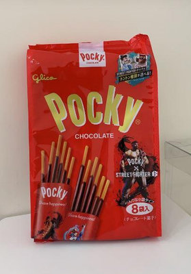 【享吃零食】Gilco固力果 Pocky巧克力口味 8袋裝/可可風味棒(8袋入)