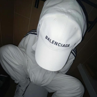 《限時代購》BALENCIAGA CAP IN WHITE帽子