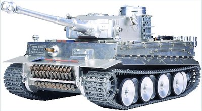 全金屬（（金和勝玩具））1:16 德國 TIGER 1 虎式坦克 聲光冒煙遙控戰車 4113 SS