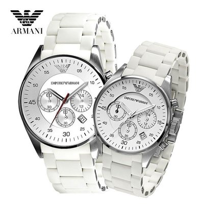 armani情侶手錶 亞曼尼女錶 女生腕錶 armani石英錶 計時手錶 特價手錶 男錶AR5859男/AR5867女
