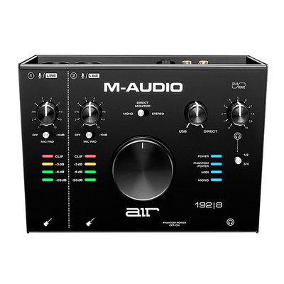 M-AUDIO AIR 192 8 專業錄音介面--2-In/ 4-Out/ 24位/ 192kHz/ MIDI