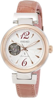 日本正版 SEIKO 精工 LUKIA SSVM048 女錶 手錶 機械錶 皮革錶帶 日本代購