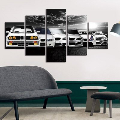 多輛寶馬M3 E30奢華跑車賽車 汽車轎車風景壁紙 高清藝術帆布海報 臥室書房客廳掛畫餐廳 壁畫貼畫裝飾畫貼紙-慧友芊家居
