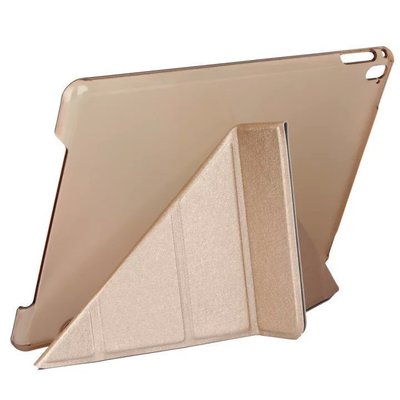 iPad保護套保護套 蠶絲紋 多折皮套 防摔 PC 半透明 硬殼 保護殼 適用iPad Air 2 9.7 2018 Mini 6 5