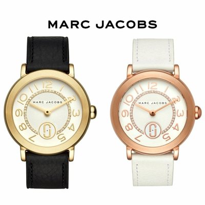 MARC JACOBS ►RILEY（金色×黑色 / 玫瑰金色×白色）手錶 女錶｜100%全新正品｜特價！