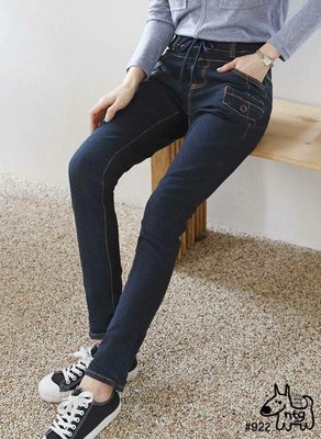 蘋果樹2館 韓國服飾·ntg口袋下釦九分牛仔褲。現貨ML
