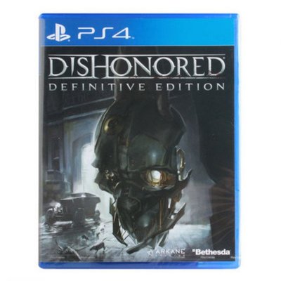 PS4正版游戲光盤 恥辱 1 羞辱 Dishonored HD 英文版 年度版 碟片~特價