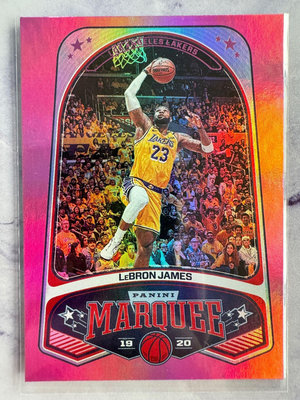 LeBron James 2019-20 Panini Chronicles Marquee #245 Lakers SP 喇叭詹 NBA 球員卡