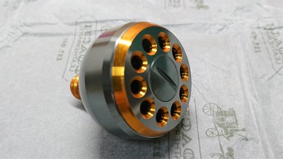 KV卡站 Shimano 禧瑪諾 Spinning Reels適用 捲線器 鋁合金握丸 金色