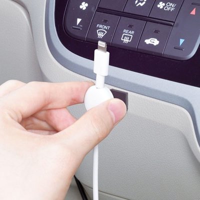 【翔浜車業】日本純㊣SEIWA W816 磁石 USB線 耳機線 電線固定座(2入)