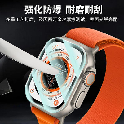 蘋果Apple Watch Ultra手表鋼化膜Watchultra8保護貼膜applewatchultra水凝iwat