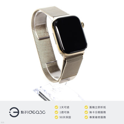 「點子3C」Apple Watch S8 41mm LTE版【店保3個月】A2773 MNJF3TA 金色不鏽鋼錶殼 金色米蘭式錶帶 DC881