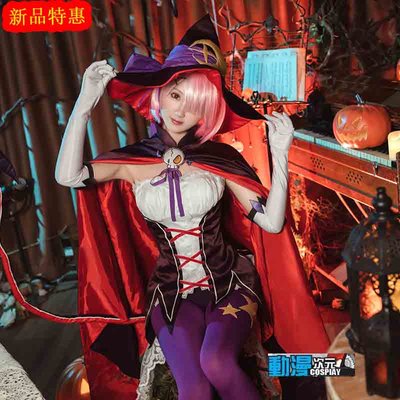 [動漫次元]新款Re0 從零開始 拉姆萬聖節cosplay服裝巫女小惡魔服cos服套裝COSTJ.531