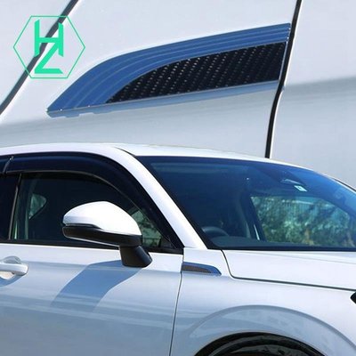 HONDA 本田 HRV HR-Vezel 2021 2022 的汽車側通風擋泥板擾流翼擋泥板護罩飾邊