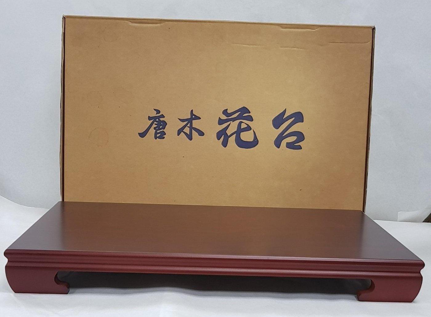 【日本古漾】151012日本木製花台唐木花台附盒全新品| Yahoo奇摩