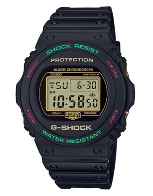 【天龜】CASIO G-SHOCK 聖誕節版數位顯示手錶 DW-5700TH-1