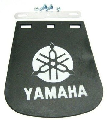 RILI~S~ YAMAHA/ HONDA/SUZUKI LOGO造型 橡膠擋泥板 土除橡皮前擋泥板片(小)