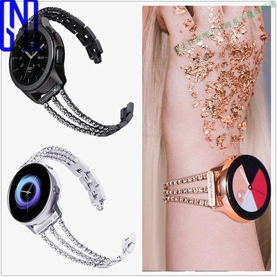 samsung三星 Galaxy Watch手錶 42mm/46mm三條鑽鏈金屬錶帶手環手錶錶帶配件【麥殼】