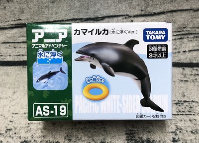 《GTS》純日貨 TOMICA TOMY多美動物園 探索動物AS19海豚漂浮版615446