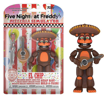 Funko Five Nights At Freddy's佛萊迪五夜驚魂 可動El Chip公仔 披薩模擬器 FNAF
