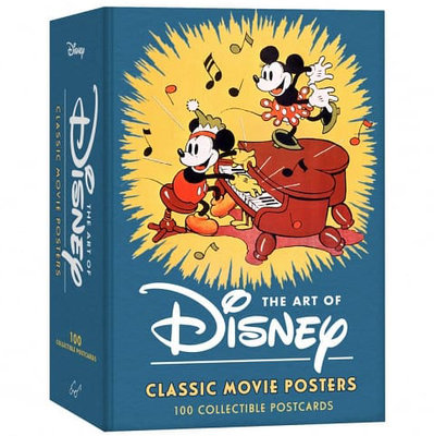The Art of Disney 2021 Postcard Box 迪士尼經典電影動畫明信片(100張不重複)