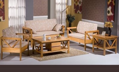 【南台灣傢俱】馬來西亞檜木100%全實木沙發組椅市價$58000,原特價$42000驚喜價$39900元免運費