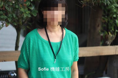 Sofie 機縫工房【素面黑色】掛鉤式頸繩 掛脖繩 項繩 掛繩 旋轉式識別證帶 吊繩 鑰匙圈吊帶 項鍊 手工 手作 手做