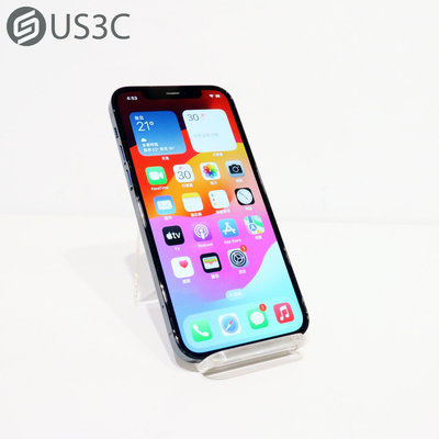 【US3C-青海店】台灣公司貨 Apple iPhone 12 Pro 128G 太平洋藍 6.1吋 原彩顯示 Face ID 三鏡頭相機 UCare保固6個月